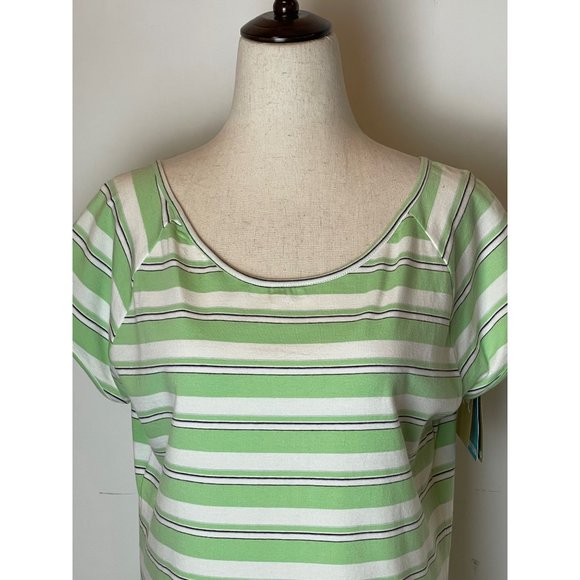 Horny Toad Green & White T-Shirt - Picture 4 of 9